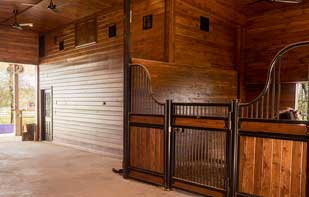 Tonuge and Groove Finished Barn Interior