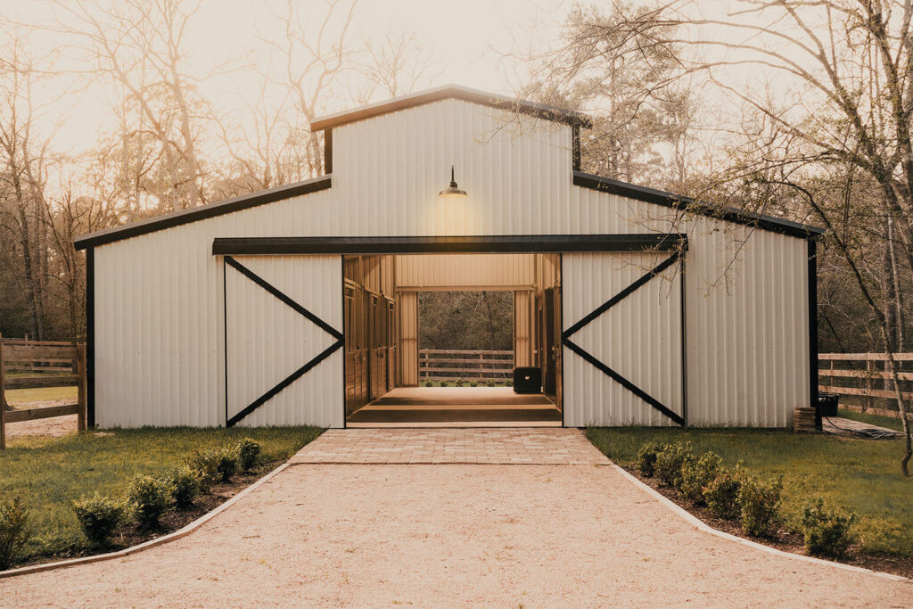 custom metal barns